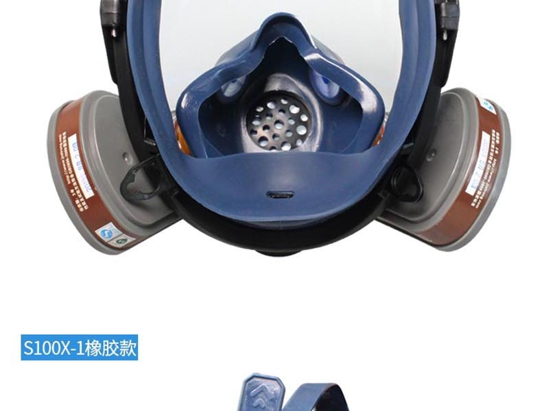 思創ST-S100-1硅膠球面防毒面具圖片17