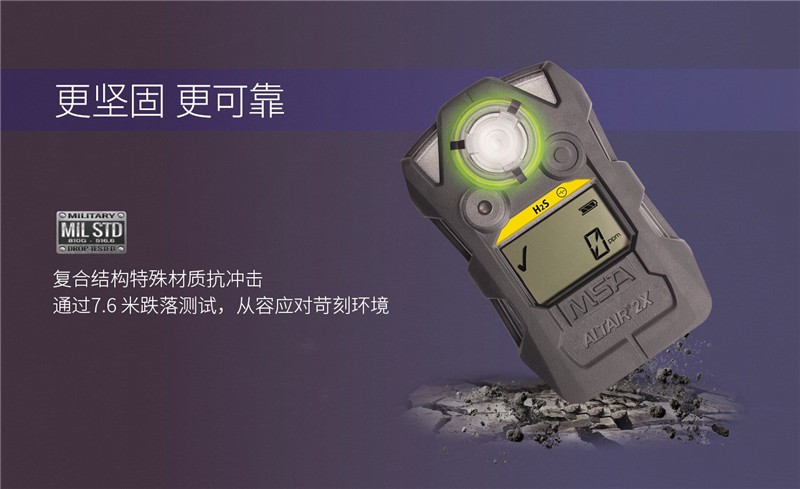 梅思安10196208（國(guó)產(chǎn)熒光外殼版）天鷹2XT雙氣體檢測(cè)儀圖片5