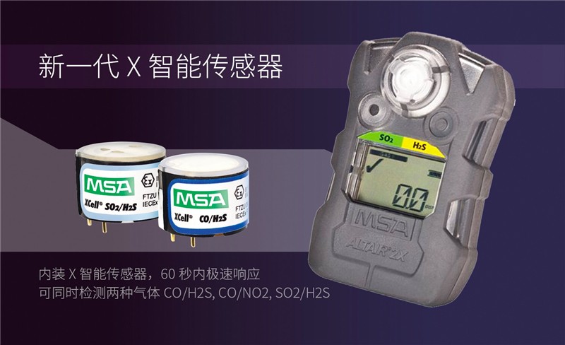 梅思安10196208（國(guó)產(chǎn)熒光外殼版）天鷹2XT雙氣體檢測(cè)儀圖片4