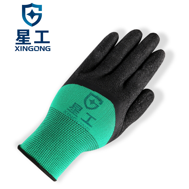 星工XGS-J2浸膠防滑耐磨工業勞保手套圖片2