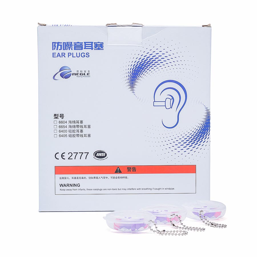 羿科60308305 6405可重復使用帶線硅膠耳塞