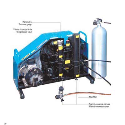 科爾奇MCH16/ET Standard空氣壓縮機265L充氣泵