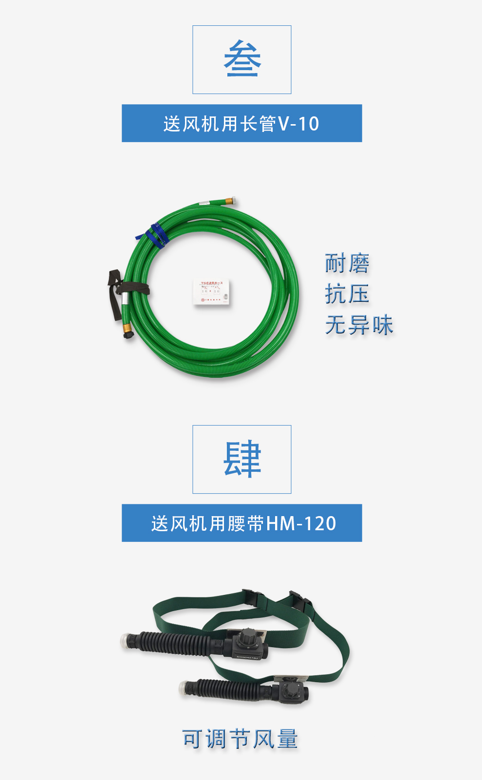 重松hm-12電動送風式長管呼吸器7