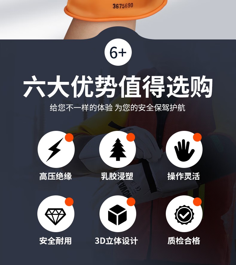 0LO-100/SI-280 STROM乳膠絕緣手套2
