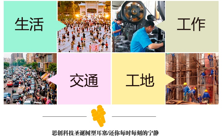 思創(chuàng)ST-1280硅膠防噪音耳塞在生活、交通、工地等領(lǐng)域使用